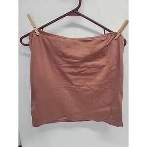A New Day‎ Sleeveless Brown Halter Top Womens Large Summer Beach Cruise
